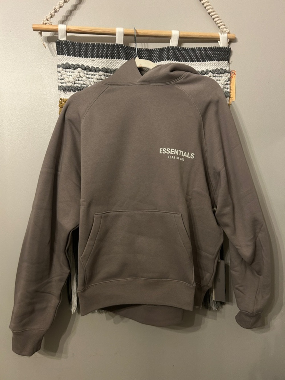 NWT ESSENTIALS Fear of God Hoodie in Desert Taupe XS